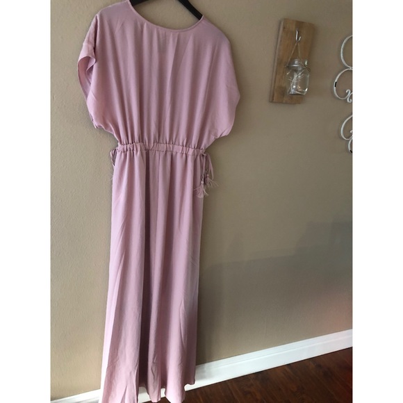 Pink kimono sleeve maxi dress - Picture 4 of 4